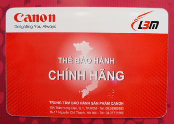 Thẻ bảo hành có mã vạch